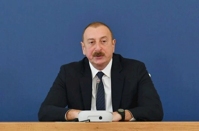 Prezident Şuşada keçirilən beynəlxalq konfransda iştirak etdi — YENİLƏNİB (FOTOLAR)