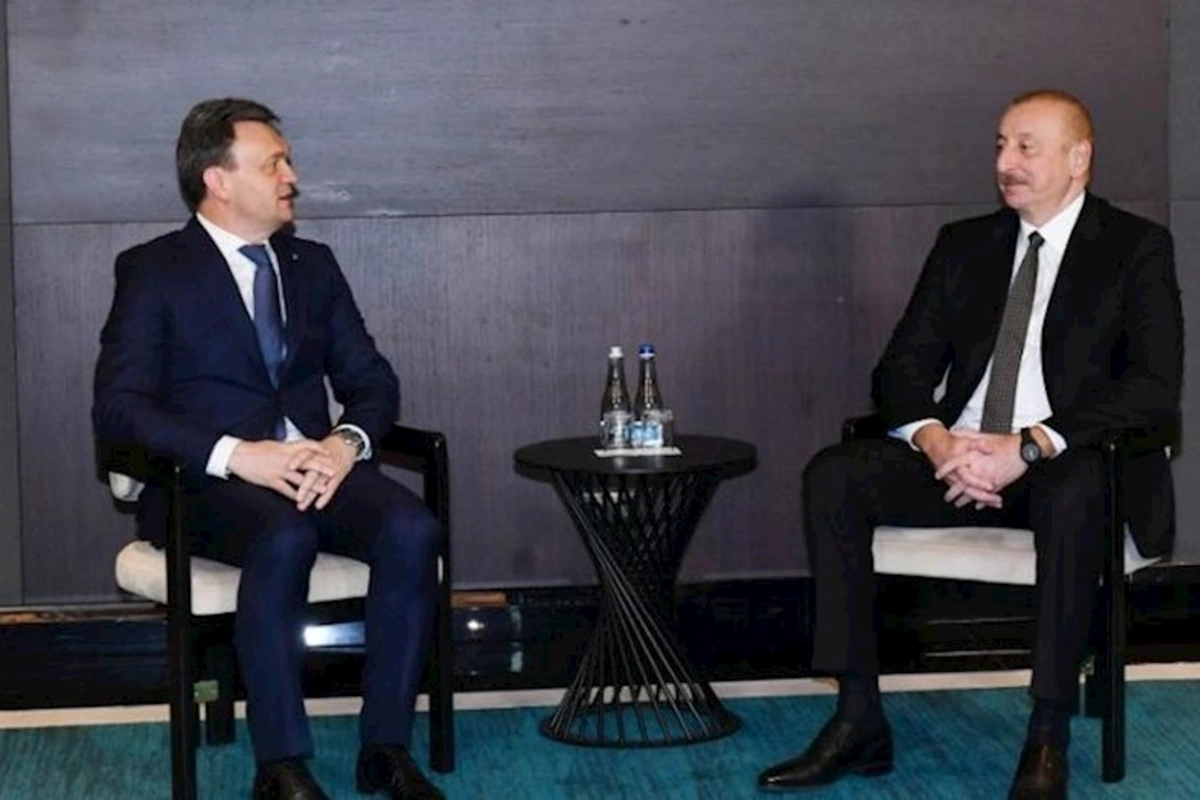 İlham Əliyev Moldovanın Baş naziri ilə görüşüb