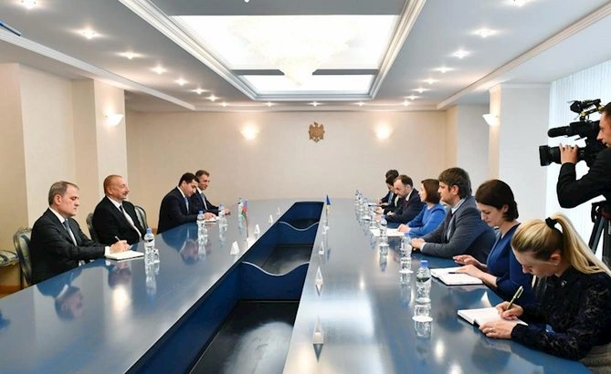 Kişineuda Azərbaycan və Moldova prezidentlərinin görüşü olub — YENİLƏNİB
