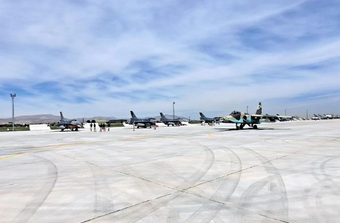 “Anadolu Qartalı - 2023” beynəlxalq taktiki-uçuş təliminin əsas mərhələsi başladı — VİDEO/FOTO