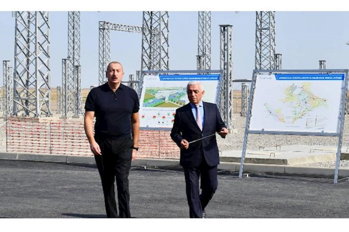 Dövlət başçısı “Cəbrayıl” enerji qovşağının açılışında — YENİLƏNDİ