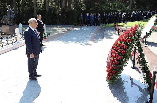 AHİK tərəfindən Ulu Öndər Heydər Əliyevin 100 illiyi münasibətilə tədbir keçirilib — FOTOLAR