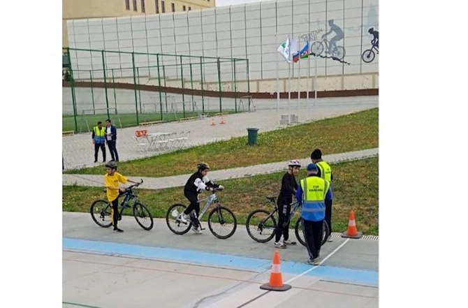 Heydər Əliyevin 100 illik yubileyinə həsr olunmuş velosiped yarışı keçirilib — FOTOLAR