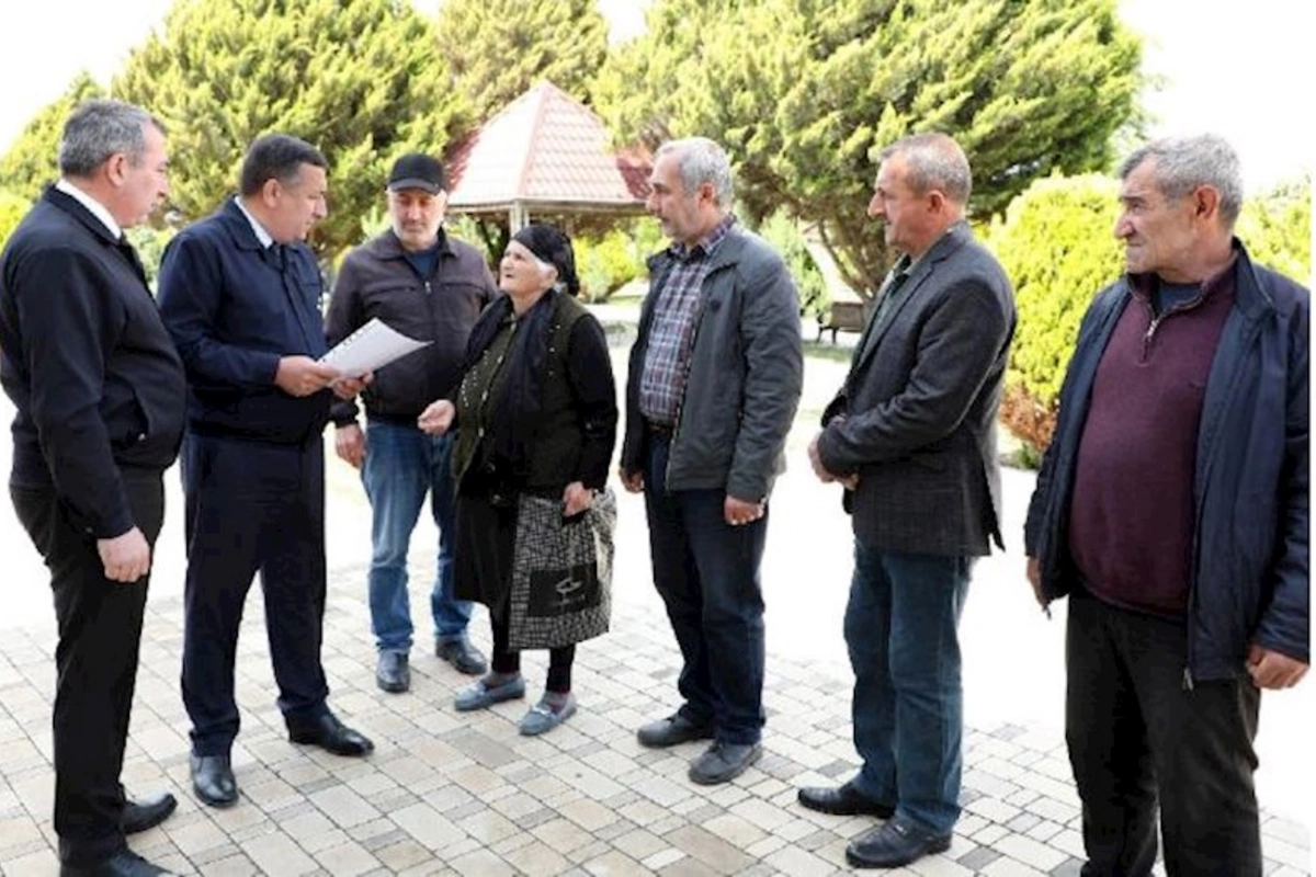 Goranboy sakinlərinin qaz təchizatı ilə bağlı müraciətləri Açıq mikrofonda — FOTOLAR