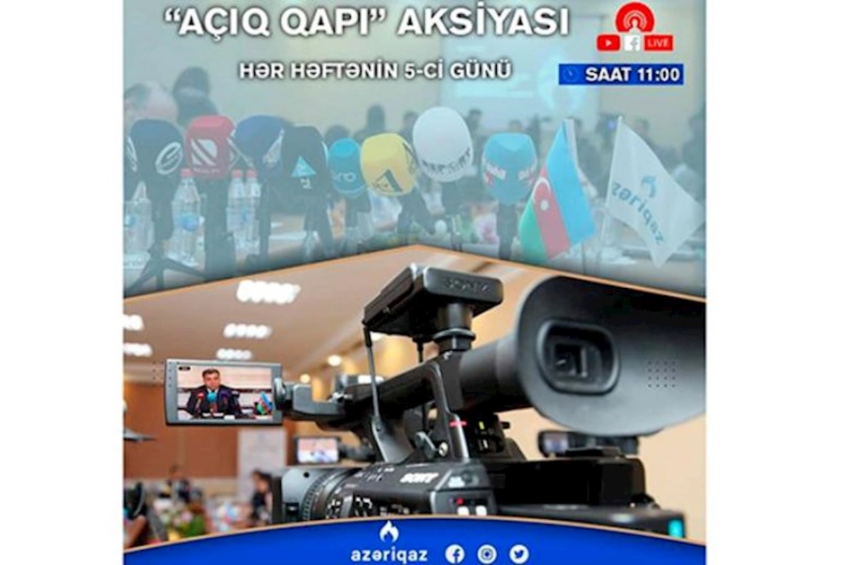 “Azəriqaz”da media və QHT nümayəndələri ilə görüş keçiriləcək