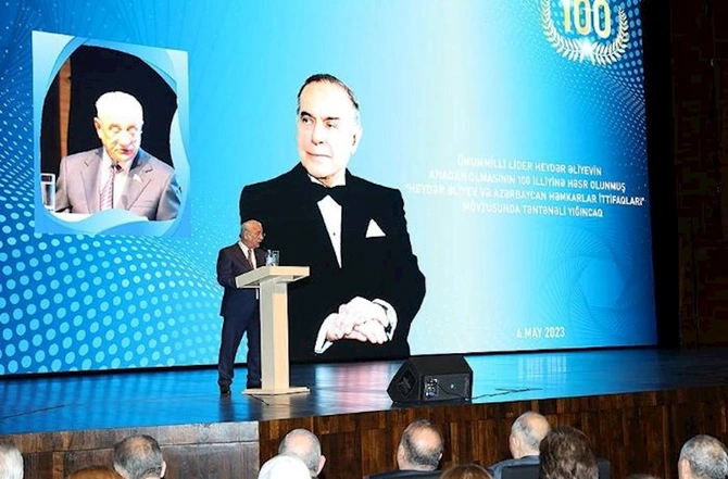 AHİK tərəfindən Ulu Öndər Heydər Əliyevin 100 illiyi münasibətilə tədbir keçirilib — FOTOLAR