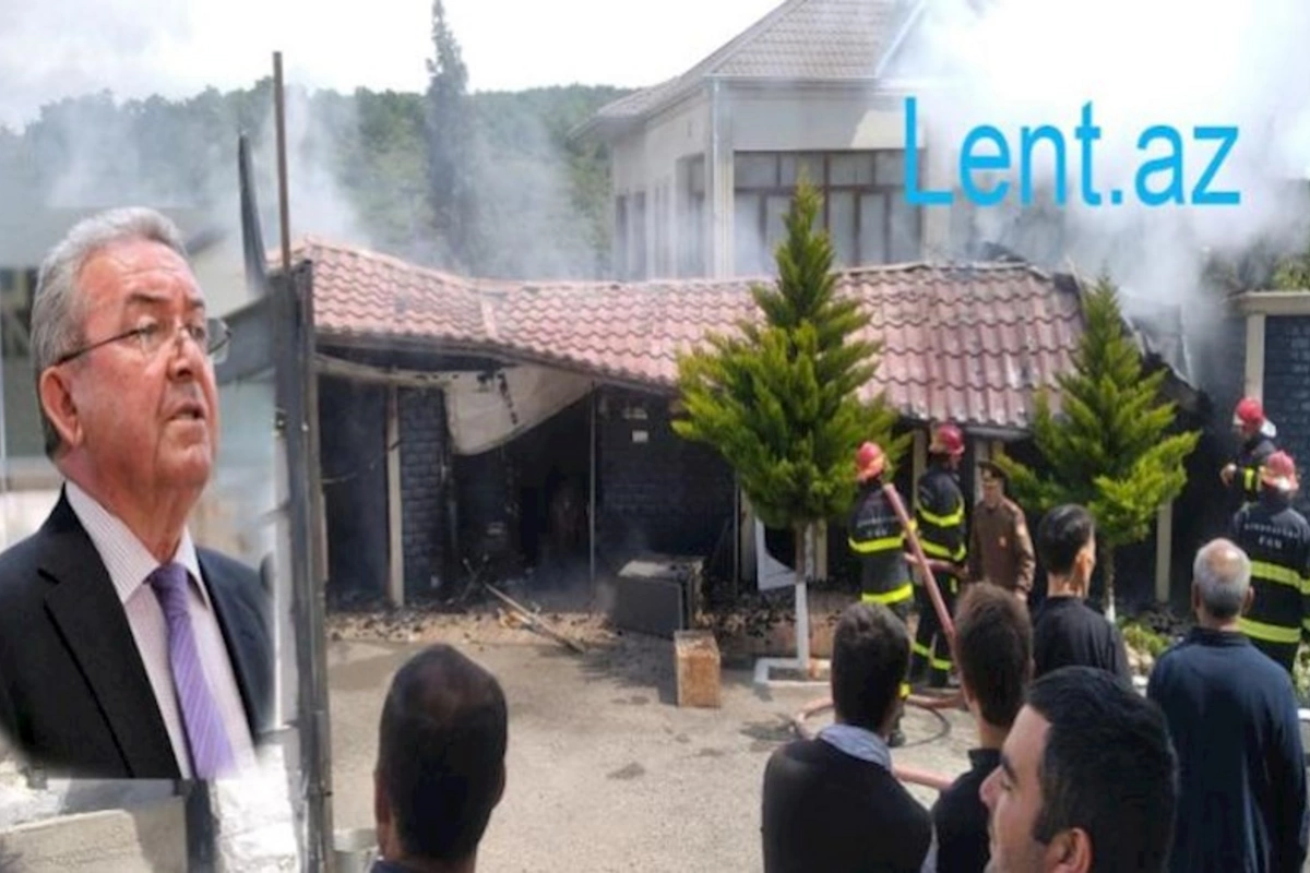 Misir Mərdanovun qardaşının istirahət mərkəzi yandı — FOTO
