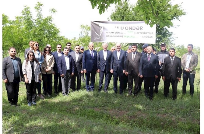 Növbəti balıq buraxılışları və ağacəkmə tədbiri keçirildi — FOTOLAR