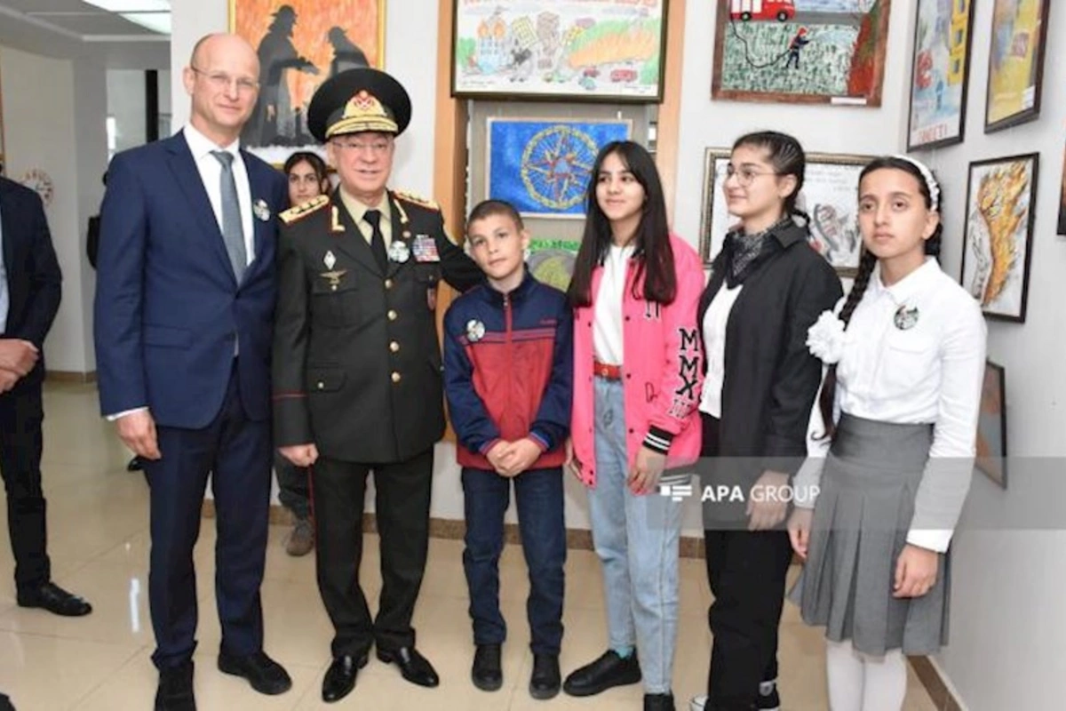 “Fövqəladə hallar uşaqların gözü ilə” respublika müsabiqəsinin qalibləri mükafatlandırılıb — FOTOLAR