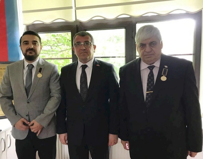 Kocaelidə Heydər Əliyevin anadan olmasının 100 illiyi qeyd edilib — FOTOLAR