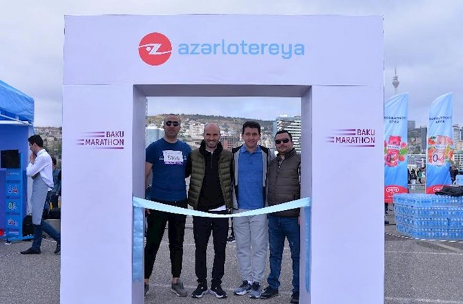 “Azərlotereya” növbəti dəfə “Bakı Marafonu”nda tərəfdaş oldu — FOTOLAR