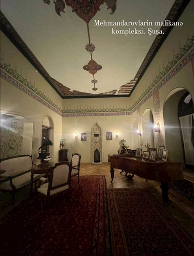 Leyla Əliyeva Mehmandarovların malikanə kompleksində — FOTOLAR