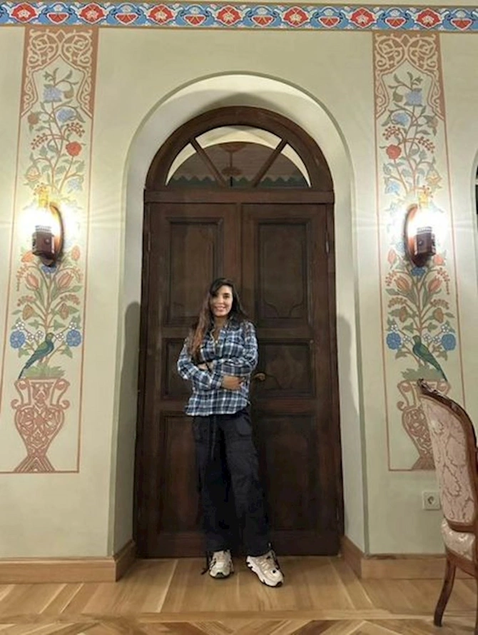Leyla Əliyeva Mehmandarovların malikanə kompleksində — FOTOLAR