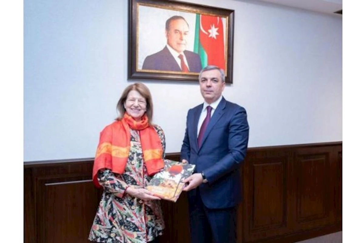 Prezident Administrasiyasının rəhbəri Britaniya Baş nazirinin Azərbaycan üzrə ticarət elçisi ilə görüşdü — FOTO