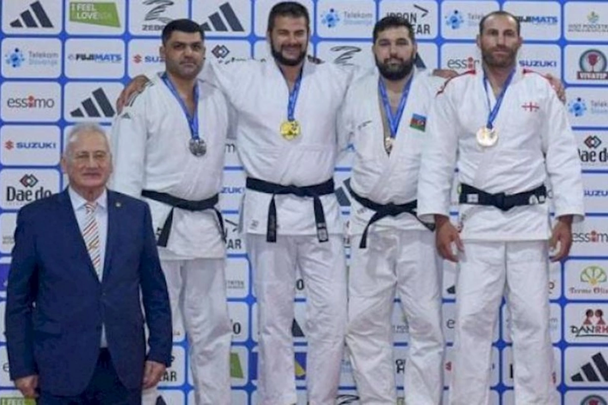 Veteran cüdoçularımız Avropa çempionatını 11 medalla başa vurdular