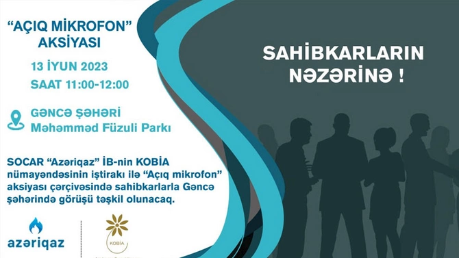 Sahibkarlarla növbəti görüş Gəncə şəhərində keçiriləcək Sahibkarlarla növbəti görüş Gəncə şəhərində keçiriləcək