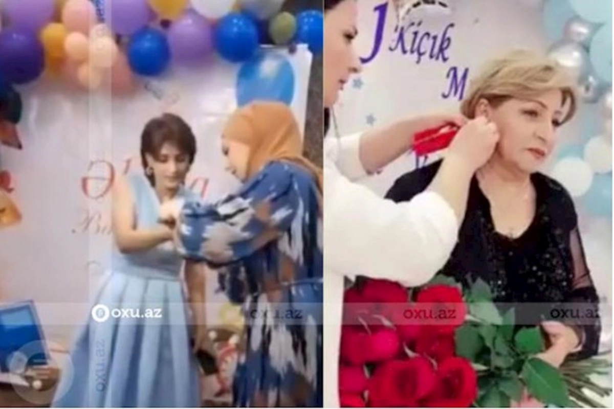 Xırdalanda müəllimlərə qızıl hədiyyə edən valideynlər danışdılar — VİDEO