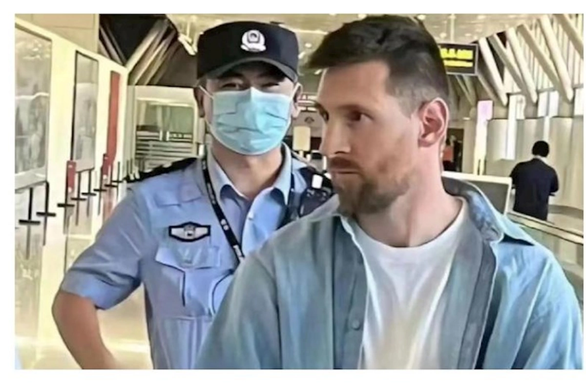 Messi Çində hava limanında saxlanıldı