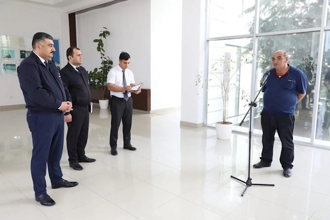 Samux rayon sakinlərinin qaz təchizatında üzləşdiyi problemlər Açıq mikrofonda — FOTOLAR Samux rayon sakinlərinin qaz təchizatında üzləşdiyi problemlər Açıq mikrofonda — FOTOLAR