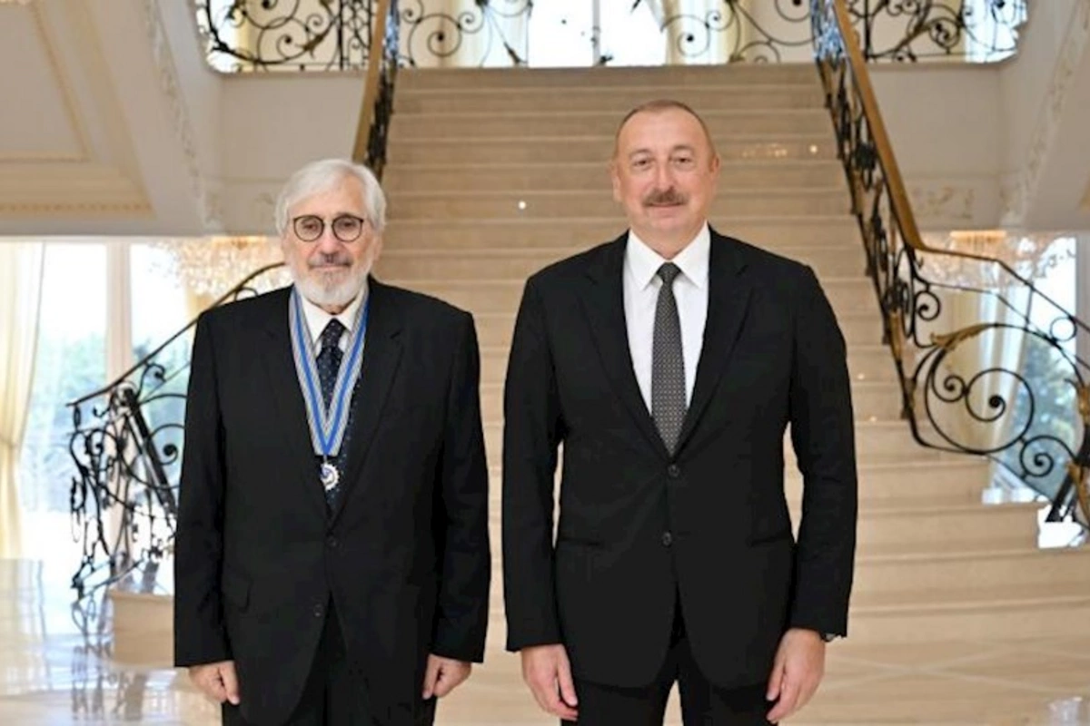 Prezident Oqtay Mirqasımova “İstiqlal” ordenini təqdim etdi — FOTOLAR