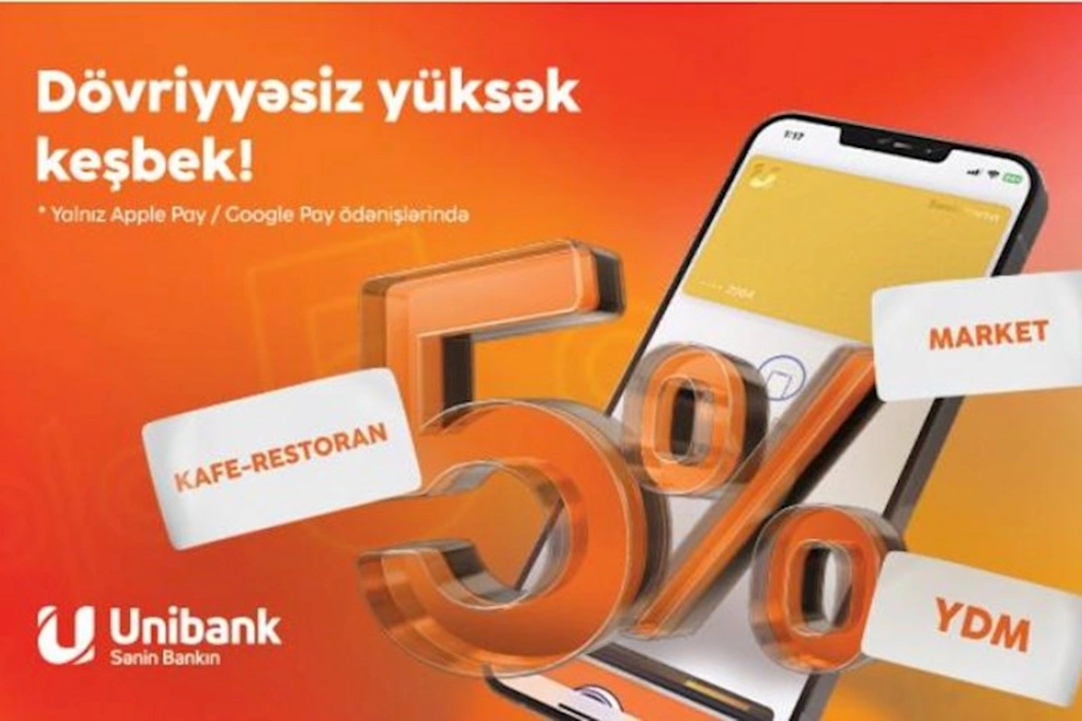 Unibank müştəriləri rekord məbləğdə keşbek qazanıb