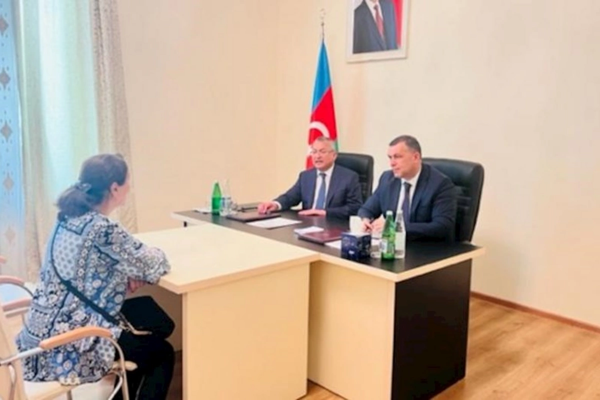 Dövlət Komitəsinin sədri Xaçmazda vətəndaşları qəbul edib