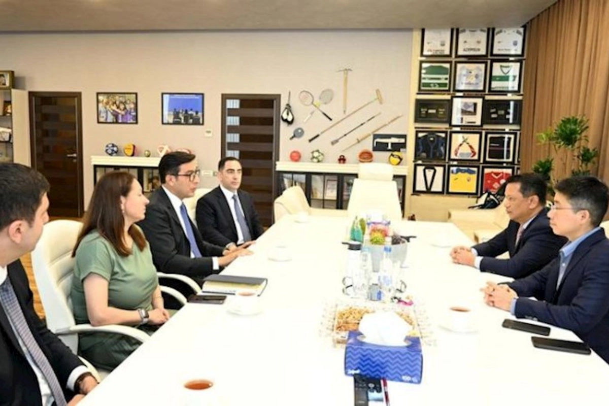 Fərid Qayıbov Malayziya Olimpiya Şurasının prezidenti ilə görüşüb
