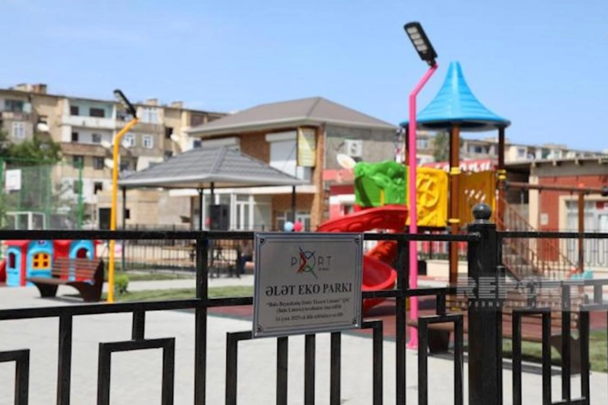Bakı Limanı tərəfindən inşa edilən “Ələt Eko Park ın açılışı olub