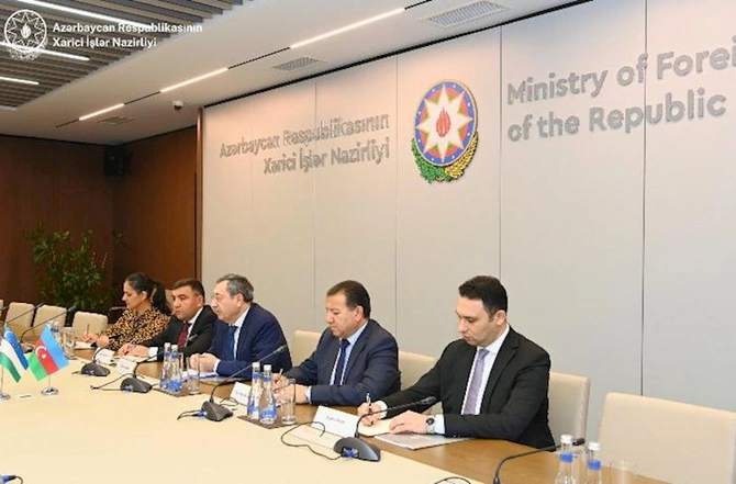 Azərbaycan və Özbəkistan arasında siyasi məsləhətləşmələr keçirilib — FOTO