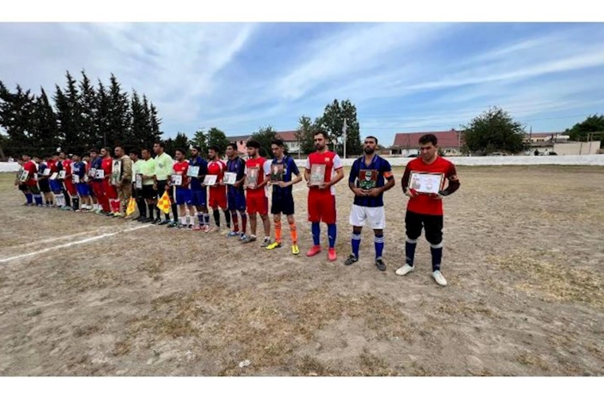 Salyanda futbol üzrə turnir keçirilib — FOTOLAR