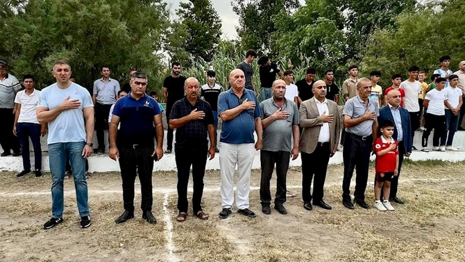 Salyanda futbol üzrə turnir keçirilib — FOTOLAR