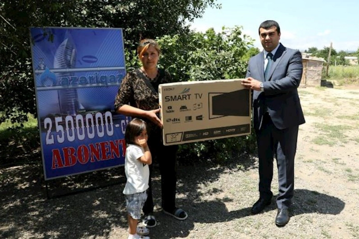 “Azəriqaz”ın 2,5 milyonuncu abonenti məlum oldu — FOTO