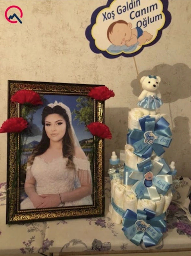 Oğlunu dünyaya gətirdikdən bir gün sonra ölən Aygünün fotosu Oğlunu dünyaya gətirdikdən bir gün sonra ölən Aygünün fotosu