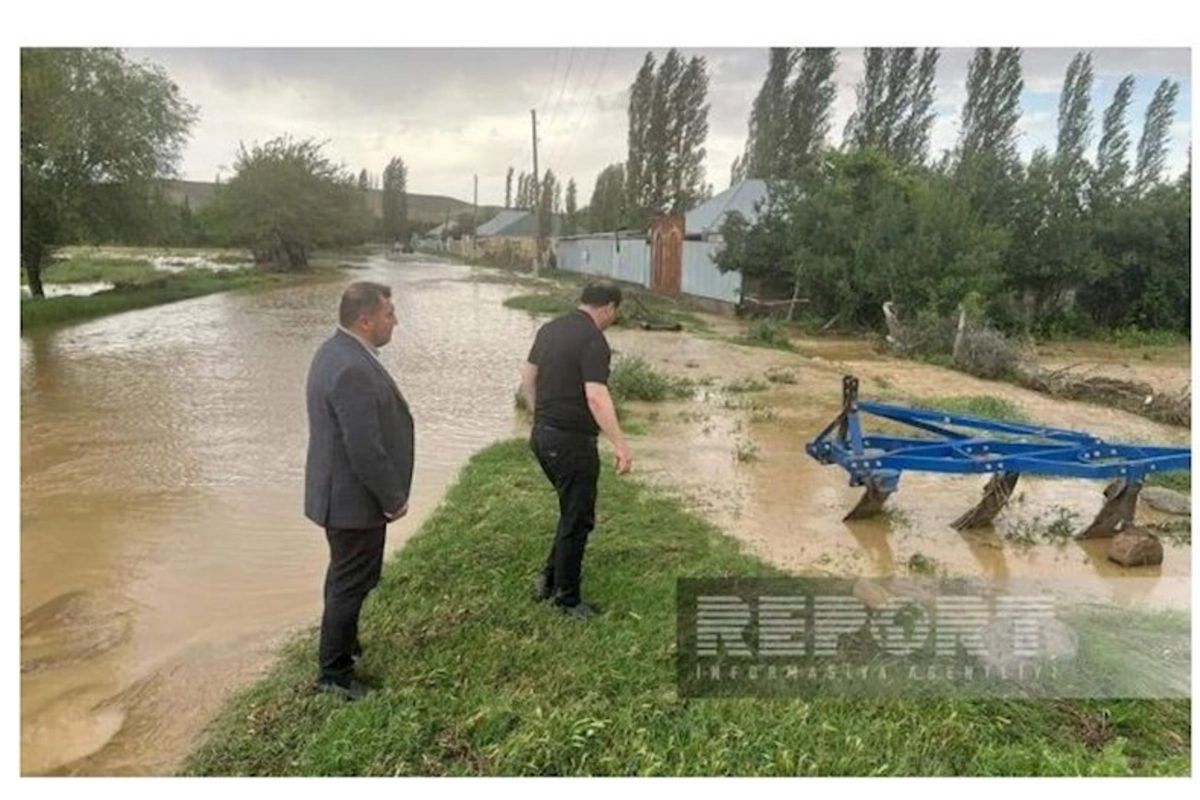 Goranboyda sel fəsadlar törətdi