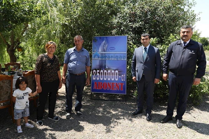 “Azəriqaz”ın 2,5 milyonuncu abonenti məlum oldu — FOTO