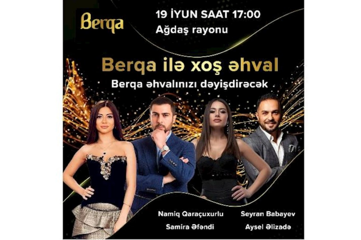 “Berqa” ilə “Xoş əhval” konserti Ağdaşda