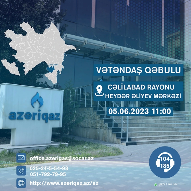 SOCAR Azəriqaz İB rəhbərliyinin növbəti vətəndaş qəbulu keçiriləcək — FOTO
