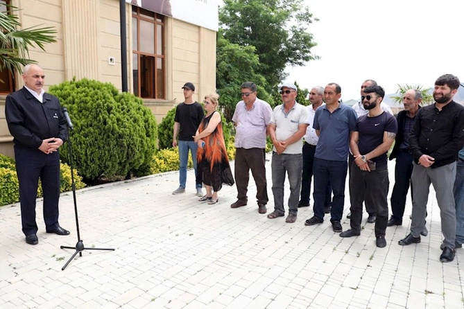 Səyyar qəbul otağının bu dəfəki iştirakçıları Siyəzən sakinləri oldu — FOTOLAR