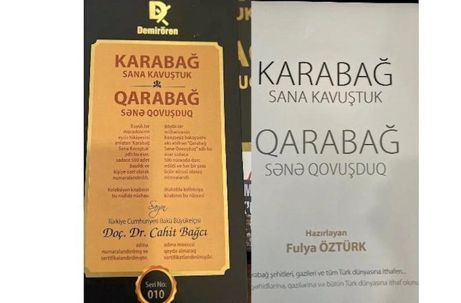 Fulya Öztürkün kitabı çap olundu — FOTO