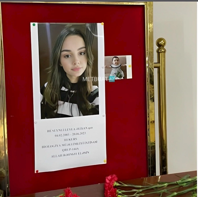 Əri tərəfindən öldürülən 20 yaşlı Leyla tələbə imiş — FOTO Əri tərəfindən öldürülən 20 yaşlı Leyla tələbə imiş — FOTO