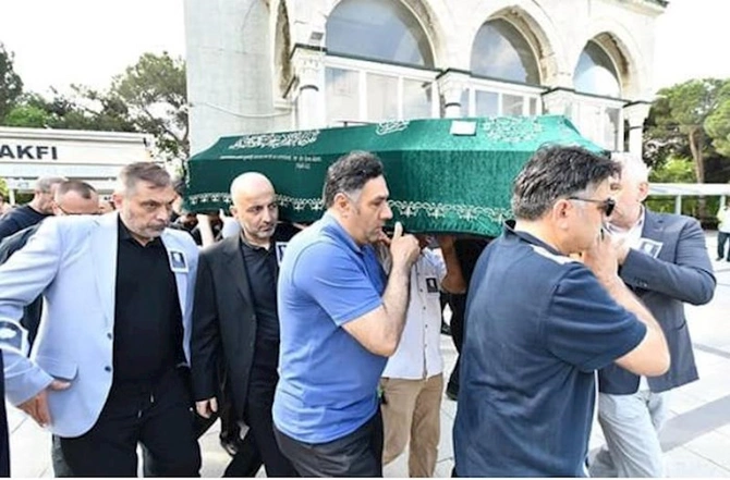 Mübariz Mənsimov atası ilə vidalaşdı — FOTOLAR