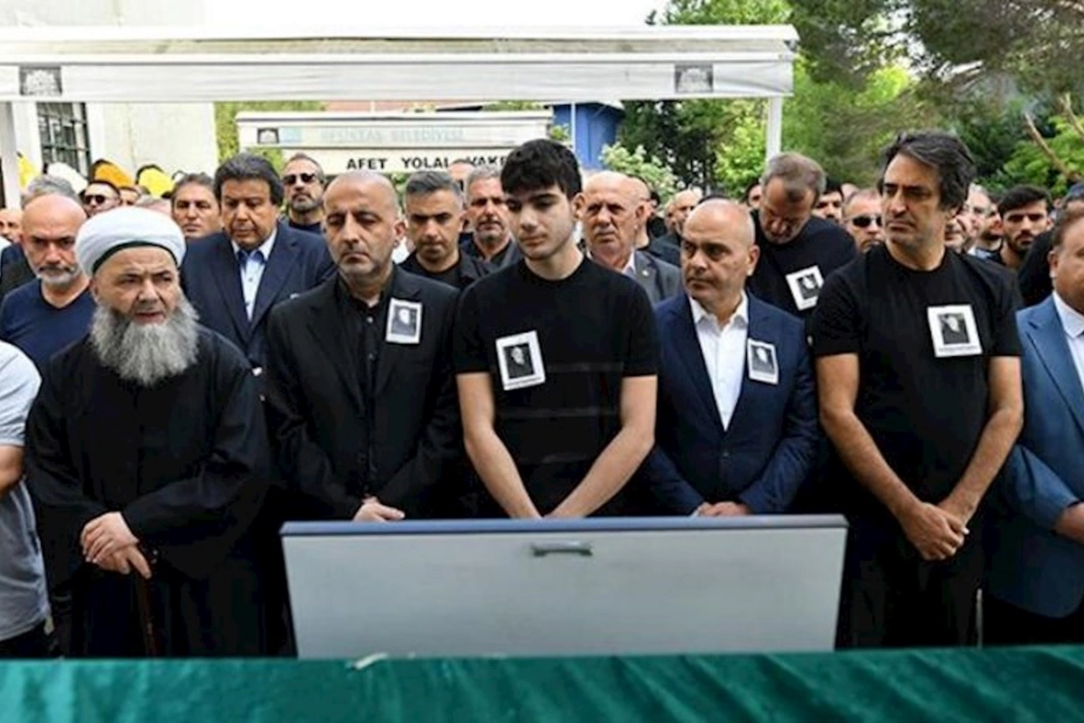 Mübariz Mənsimov atası ilə vidalaşdı — FOTOLAR