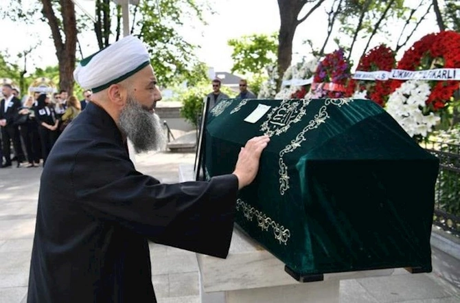 Mübariz Mənsimov atası ilə vidalaşdı — FOTOLAR