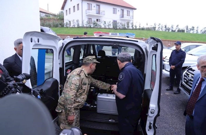 Laçında prokurorluğun inzibati binası istifadəyə verildi — FOTOLAR