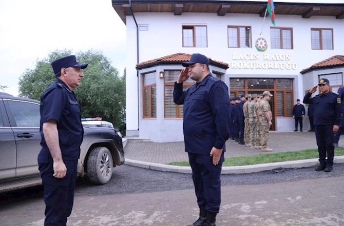 Laçında prokurorluğun inzibati binası istifadəyə verildi — FOTOLAR