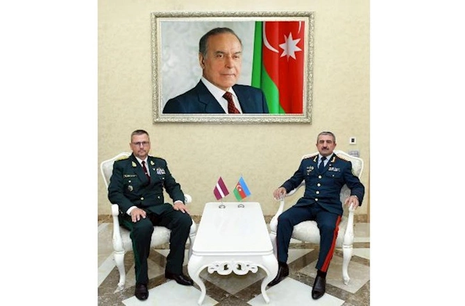 Latviya Dövlət Sərhəd Mühafizəsinin rəisi Azərbaycanda səfərdədir — FOTOLAR Latviya Dövlət Sərhəd Mühafizəsinin rəisi Azərbaycanda səfərdədir — FOTOLAR