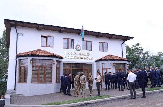 Laçında prokurorluğun inzibati binası istifadəyə verildi — FOTOLAR