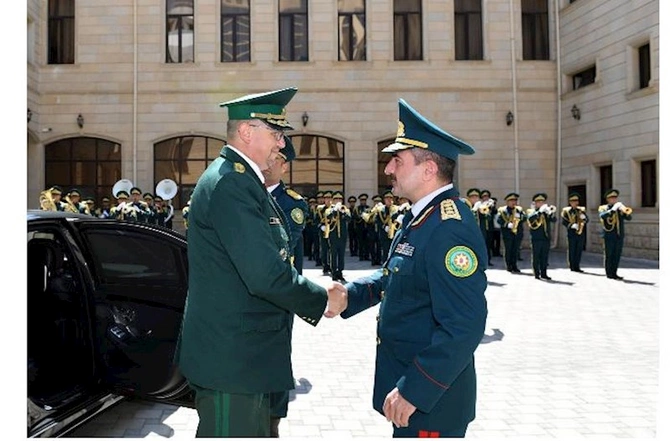 Latviya Dövlət Sərhəd Mühafizəsinin rəisi Azərbaycanda səfərdədir — FOTOLAR Latviya Dövlət Sərhəd Mühafizəsinin rəisi Azərbaycanda səfərdədir — FOTOLAR
