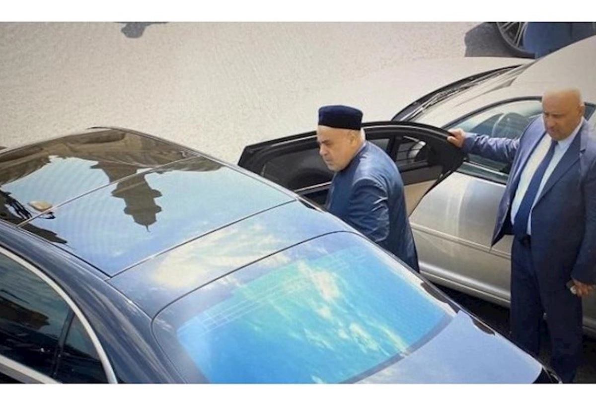 Allahşükür Paşazadə Mübariz Mənsimovun atasının yas mərasimində — FOTO