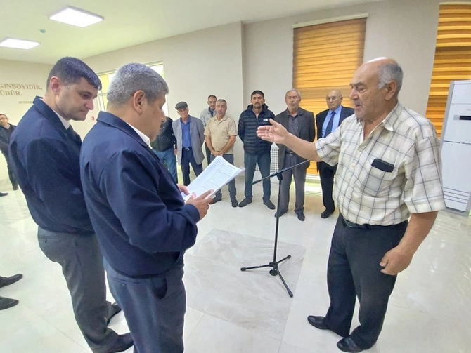Qazax rayonunda keçirilən aksiyada 12 müraciət ünvanlandı — FOTOLAR